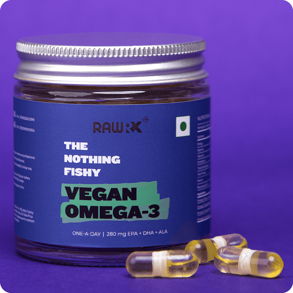 RawRX Vegan Omega-3 from Algae & Flaxseed Oil